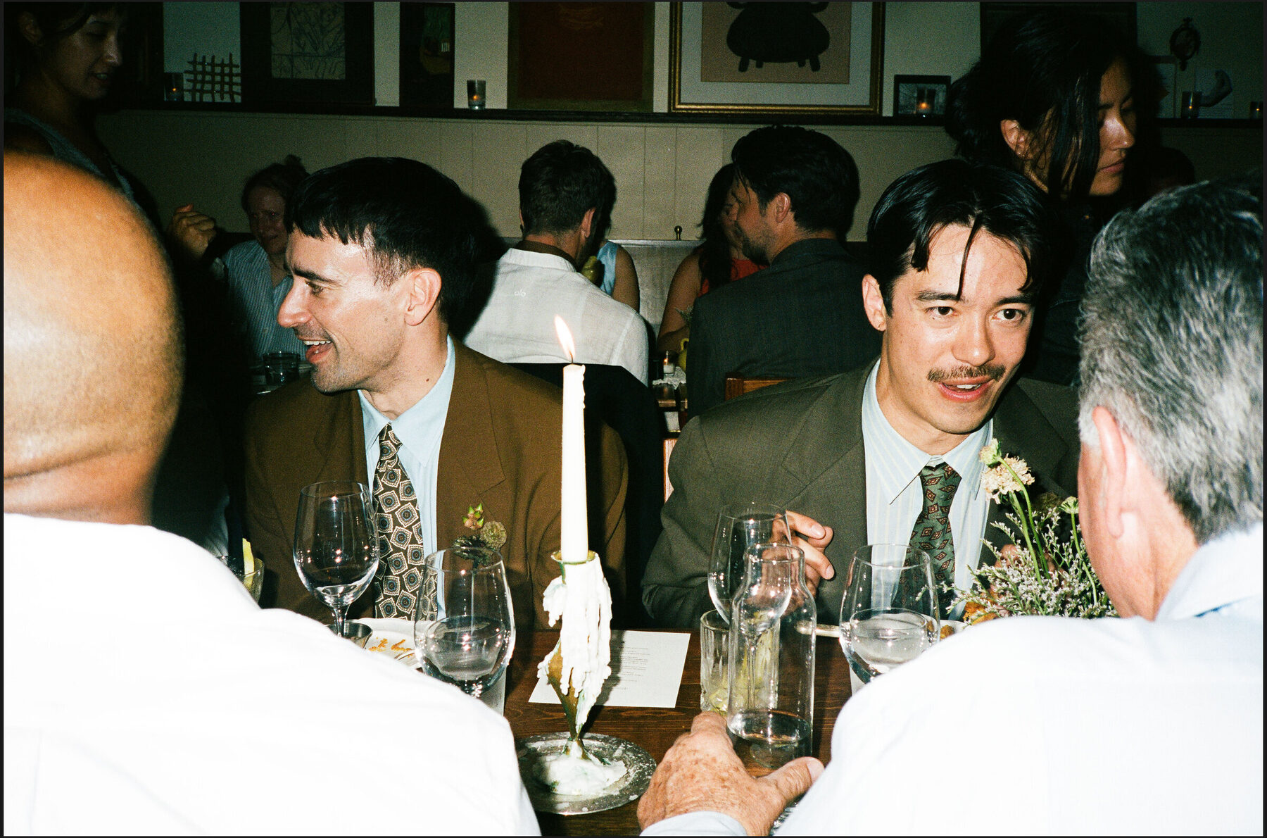 NYC wedding photography, direct flash film by Lana Dubkova